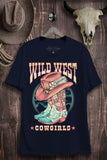 Wild West Cowgirls Graphic Top