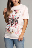 Wild West Queen of Hearts Cowgirl Graphic Top