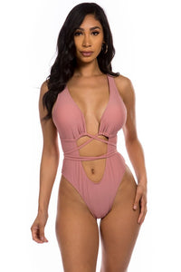 One Piece Wrap Around Swimsuit