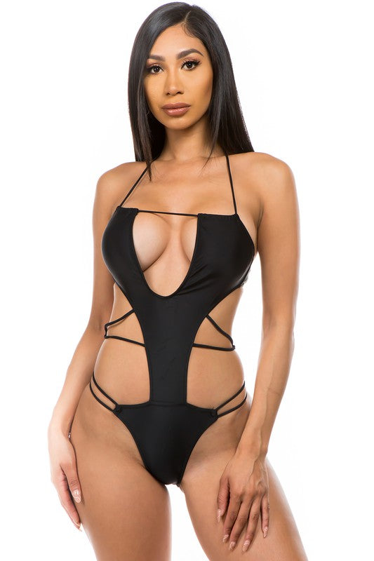 One piece with sexy cut outs